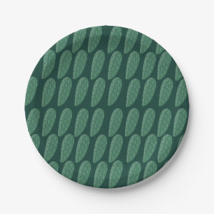 Prato De Papel Planta de Cacto Verde 