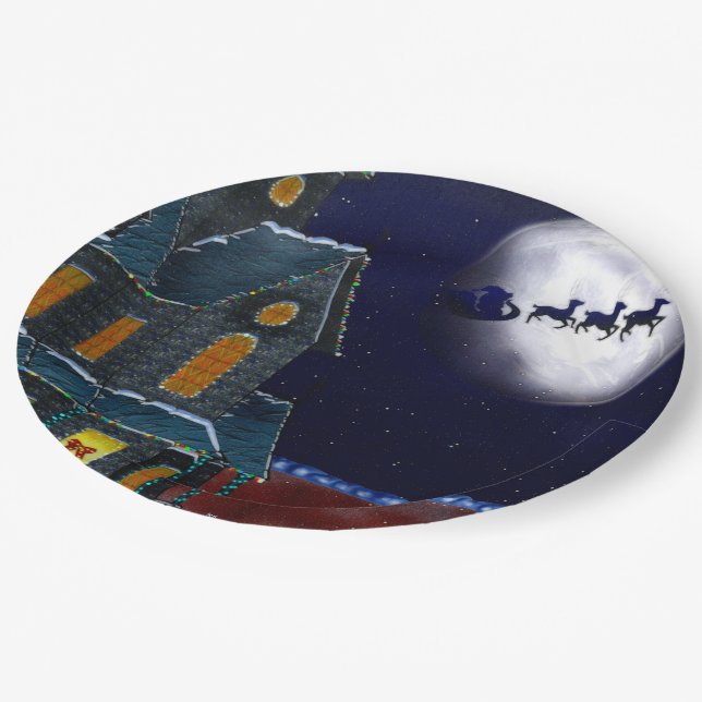 Prato De Papel PLATAS DE ARTIGOS DE Férias Feriais (Inclinado)