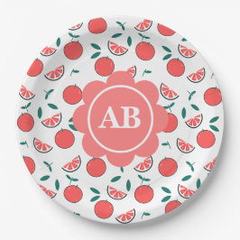 Prato De Papel Plato de papel diseño melocotones