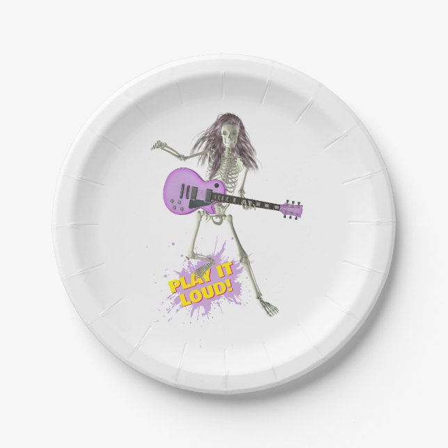 Prato De Papel Play It Loud!  (Frente)