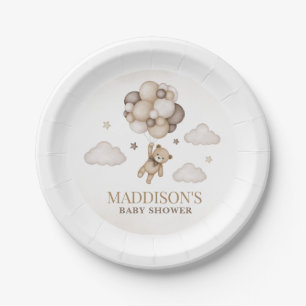 Prato De Papel Podemos Aguardar A Placa De Papel De Chá de fralda