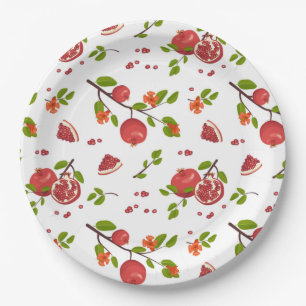 Prato De Papel Pomegranatos