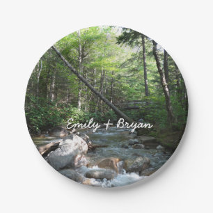 Prato De Papel Ponte do rio Pemigewasset em Nova Hampshire