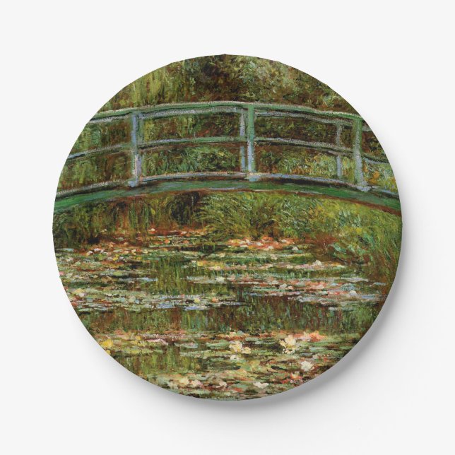 Prato De Papel Ponte Japonesa Monet Giverney (Frente)
