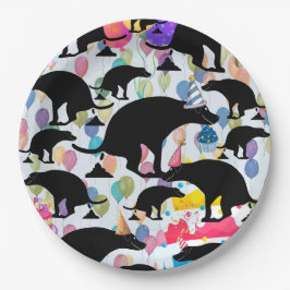 Prato De Papel Pooping Dog Festa de aniversário