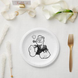 Prato de Papel Popeye