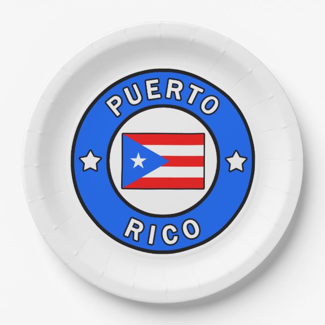 Prato De Papel Porto Rico (Frente)