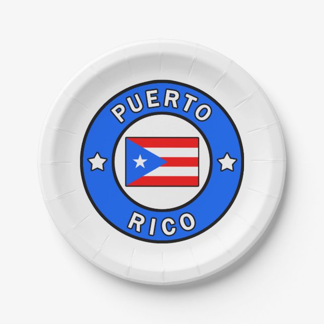 Prato De Papel Porto Rico (Frente)