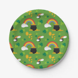 Prato De Papel Pote De Dourado