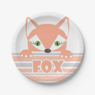 Prato De Papel Pouco Fox