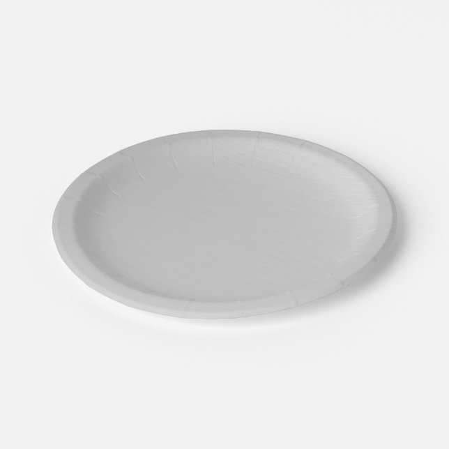 Prato De Papel Prata simples (Inclinado)