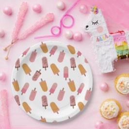 Prato De Papel Preparado para o Chá de fraldas