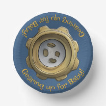 Preparando-se para o bebê! Robot Gear Blue