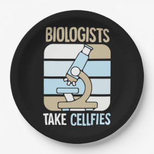 Prato De Papel Presente cientista Biólogos tiram celas