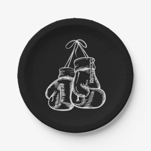 Prato De Papel Presente de Boxas Brancas com Amor Retroativo Ofer