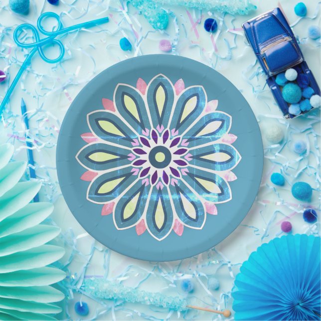 PRATO DE PAPEL PRESENTE DE FLORES PARA PROFESSOR DE AMIGO DA IRMÃ (Festa)