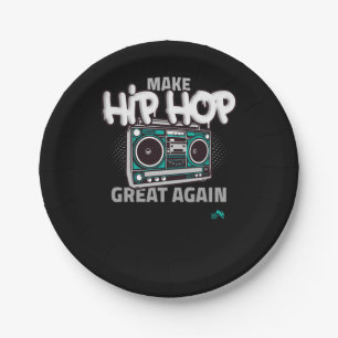 Prato De Papel Presente de Hip Hop Tornar Excelente Hip Hop Nova