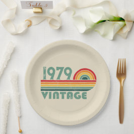 Prato De Papel Presentes de 45 anos personalizados