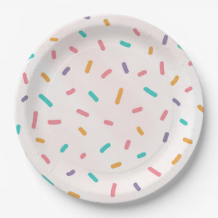 Prato De Papel Prévia Aniversário ou Chá de fraldas de Mesa