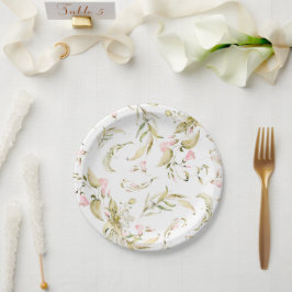Prato De Papel Primavera Boho Wildflower Pampas Wedding