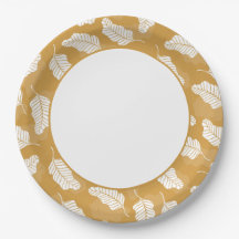 Primavera | Folhas ouros E Brancas