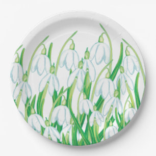 Prato De Papel Primavera Snowdrops Napkins