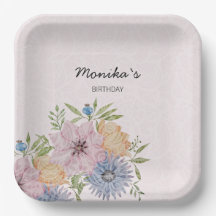 Primavera Summer Garden Watercolor Lace