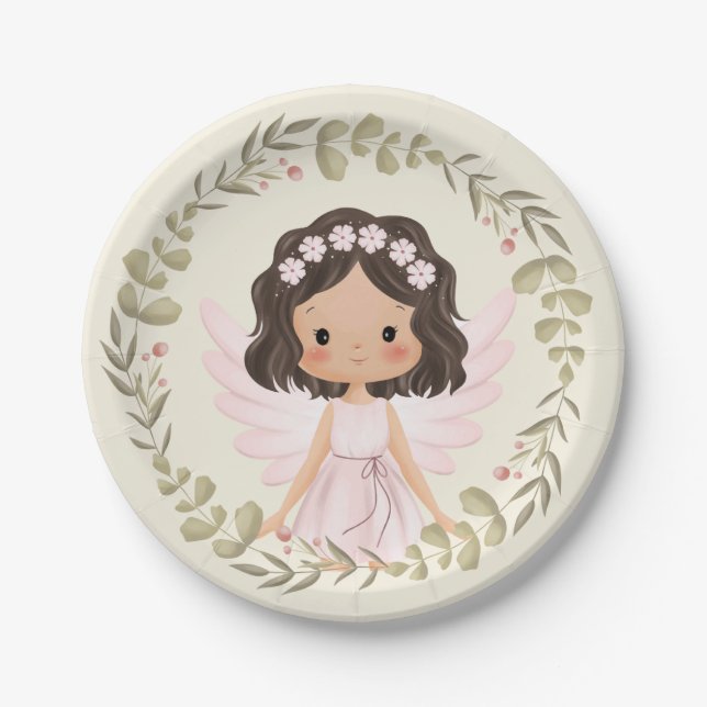 Prato De Papel Primeira Placa de Leite (Frente)