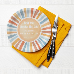 Prato De Papel Primeira viagem à volta da primeira festa de anive