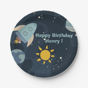 Prato De Papel Primeiro Aniversário do Sol