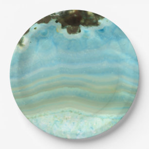 Prato De Papel Princesa de cristal Teste padrão de pedra preciosa