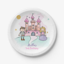 Princesa Papel Plata Garota Noite Fairytala Rosa
