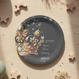 Prato De Papel Princesa Real Birthday