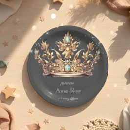 Prato De Papel Princesa Real Birthday