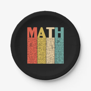 Prato De Papel Professor de Matemática Vintage Definição de Ma