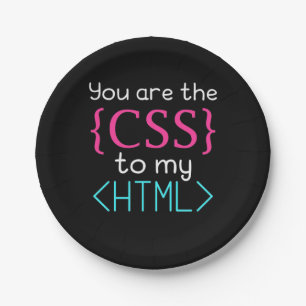 Prato De Papel Programador Você É O Css Para Meu Html