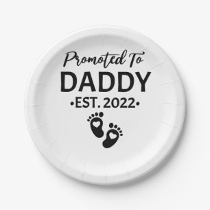 Prato De Papel Projetado para o dia de os pais novo papai pai 202