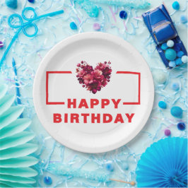Prato De Papel Pronta para festa de papel de aniversário exclusiv