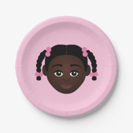 Prato De Papel #Proud2BNaturalMe Choose-My-Complexion Aniversário