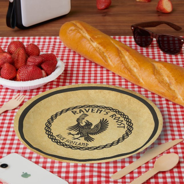 Prato De Papel Pub Raven's Roost Wick Escócia (Piquenique)