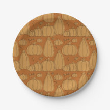 Pumpkin de queda moderna em laranja