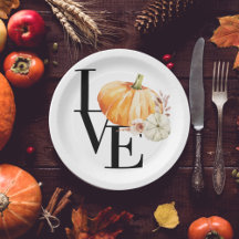 Pumpkin Laranja Moderno Com Amor