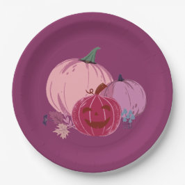 Prato De Papel Pumpkin para falar sobre