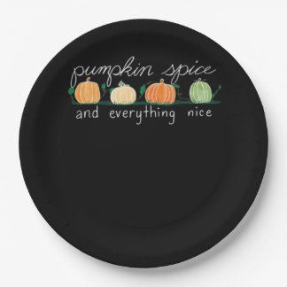 Prato De Papel Pumpkin Spice E Tudo O Que É Bonito Cita Sloth
