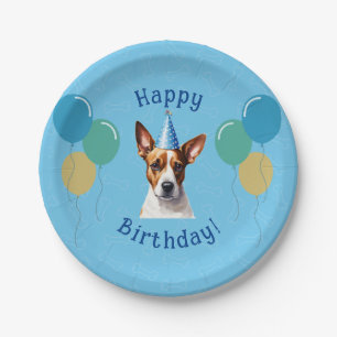 Prato De Papel Puppy Dog Birthday