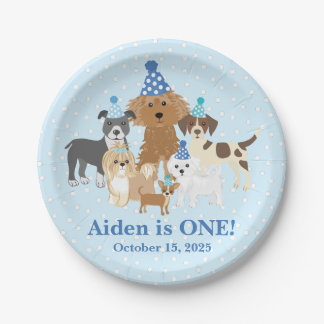 Prato De Papel Puppy Plate Personalized for your Birthday
