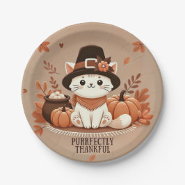 Prato De Papel Puramente agradecida paleta