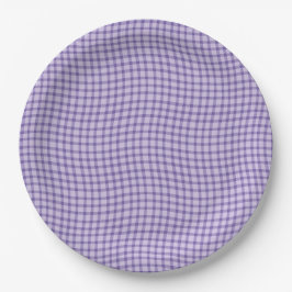 Prato De Papel Purple Plaid Checker Seamless Pattern