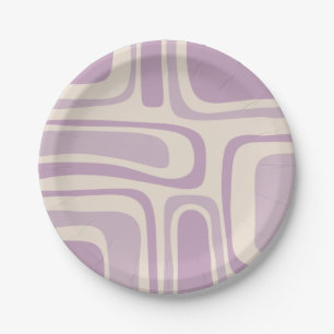 Prato De Papel Púrpura de Abstrato de Meio século de Primavera de