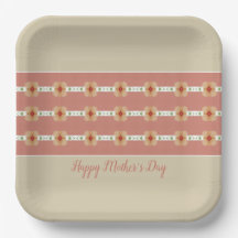 Quadrado Bege e Rosa